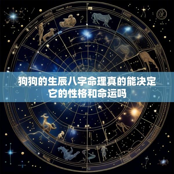 狗狗的生辰八字命理真的能决定它的性格和命运吗