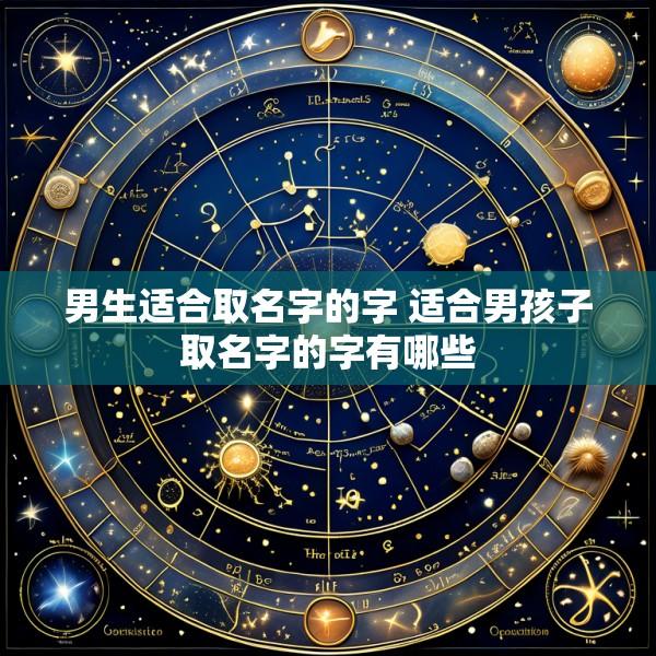 男生适合取名字的字 适合男孩子取名字的字有哪些