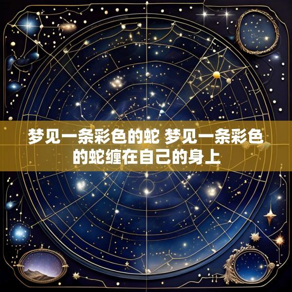 梦见一条彩色的蛇 梦见一条彩色的蛇缠在自己的身上