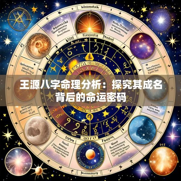 王源八字命理分析：探究其成名背后的命运密码