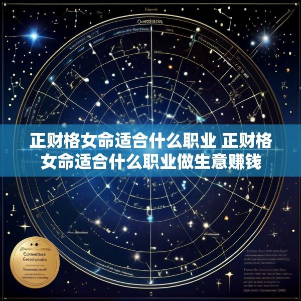 正财格女命适合什么职业 正财格女命适合什么职业做生意赚钱