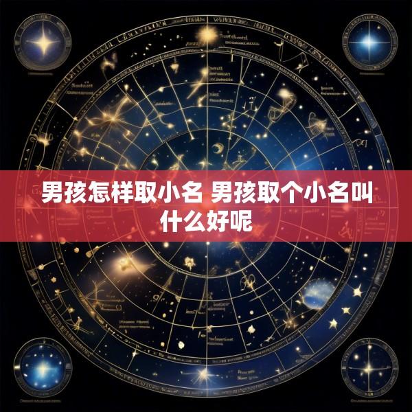 男孩怎样取小名 男孩取个小名叫什么好呢