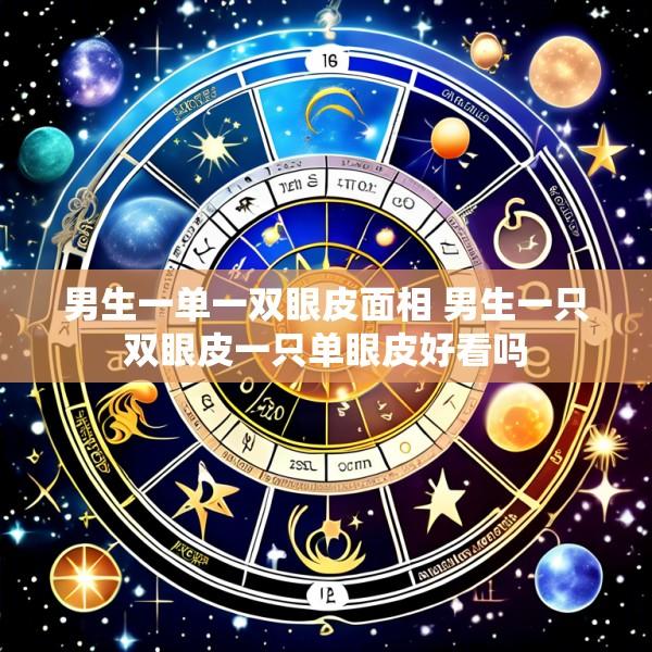 男生一单一双眼皮面相 男生一只双眼皮一只单眼皮好看吗