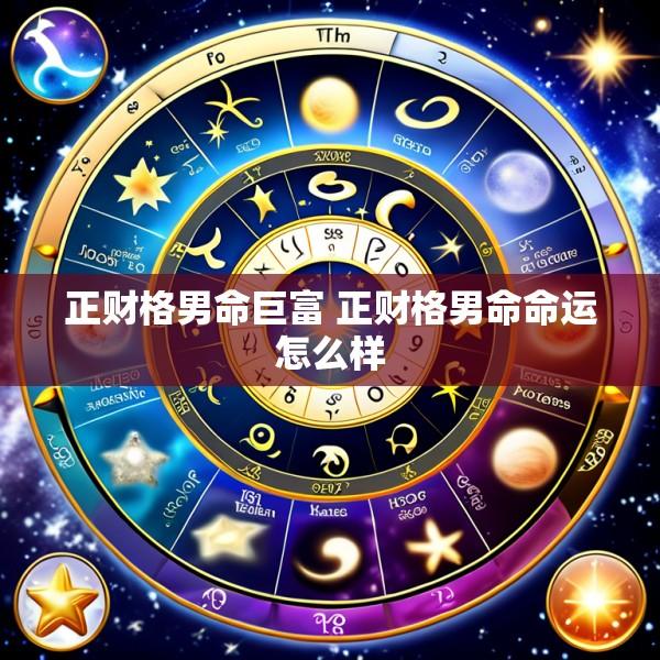 正财格男命巨富 正财格男命命运怎么样