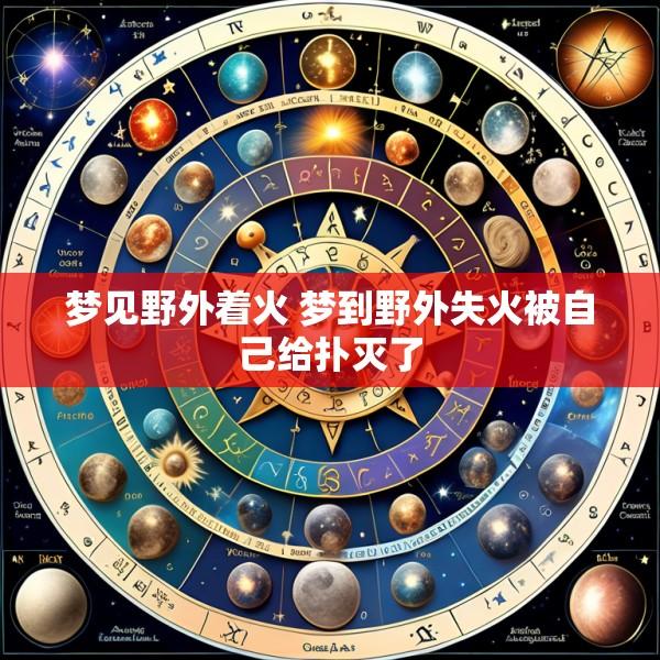 梦见野外着火 梦到野外失火被自己给扑灭了