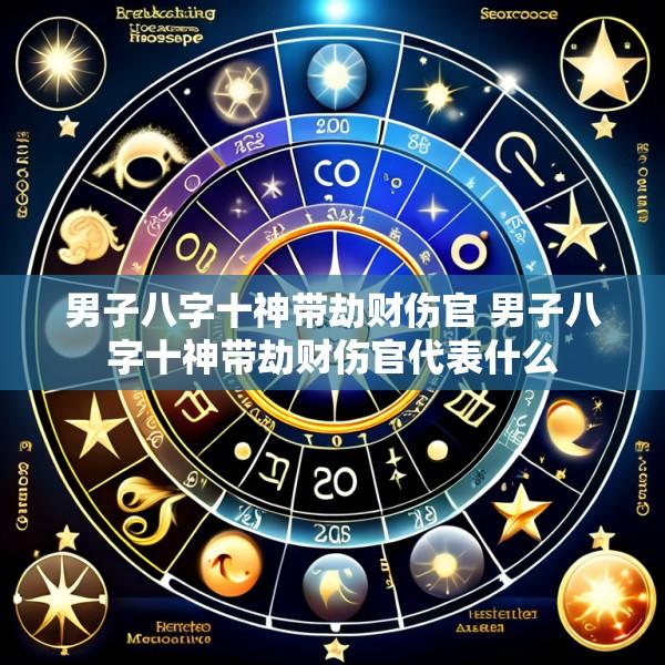 男子八字十神带劫财伤官 男子八字十神带劫财伤官代表什么
