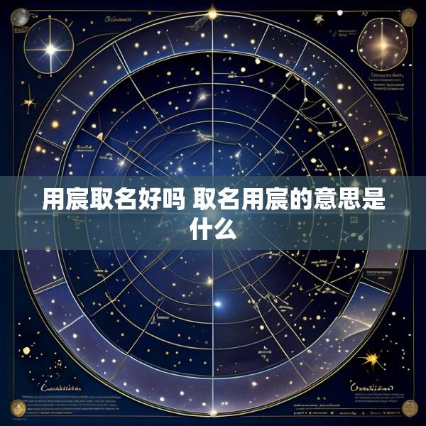 用宸取名好吗 取名用宸的意思是什么