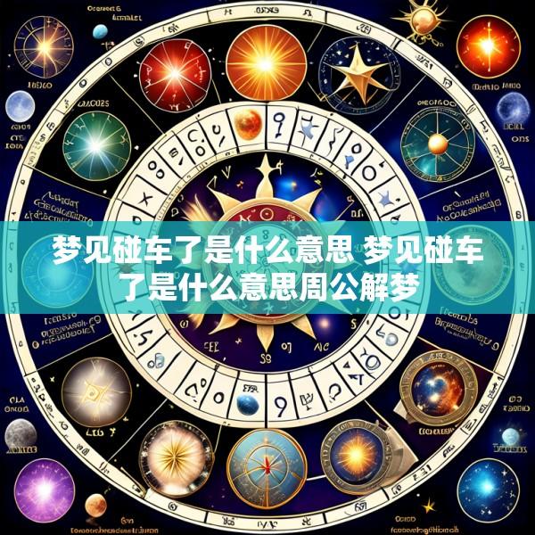 梦见碰车了是什么意思 梦见碰车了是什么意思周公解梦