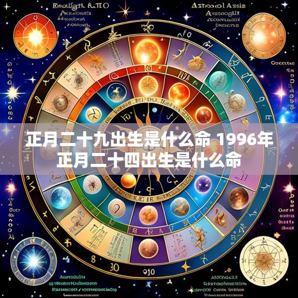 正月二十九出生是什么命 1996年正月二十四出生是什么命