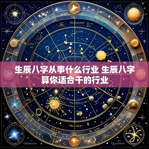 生辰八字从事什么行业 生辰八字算你适合干的行业