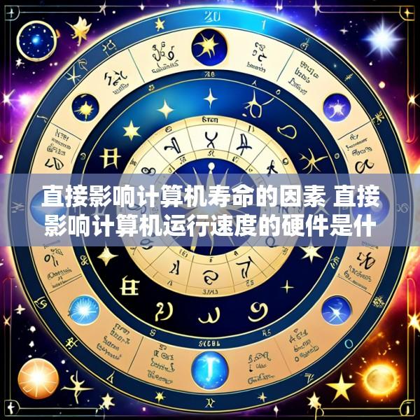 直接影响计算机寿命的因素 直接影响计算机运行速度的硬件是什么