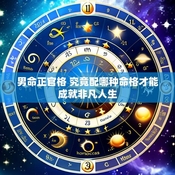 男命正官格 究竟配哪种命格才能成就非凡人生