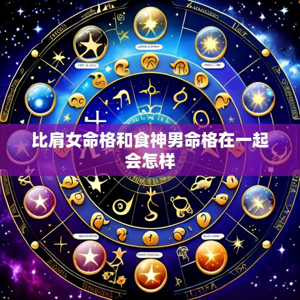 比肩女命格和食神男命格在一起会怎样