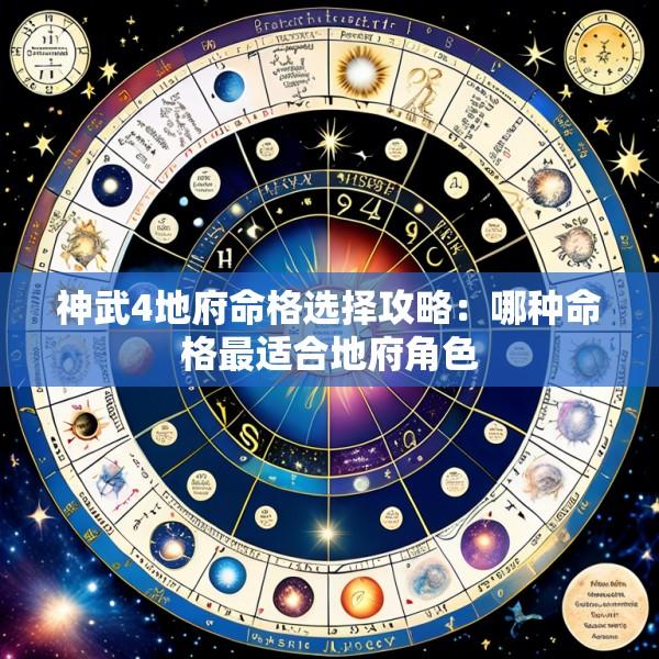 神武4地府命格选择攻略：哪种命格最适合地府角色