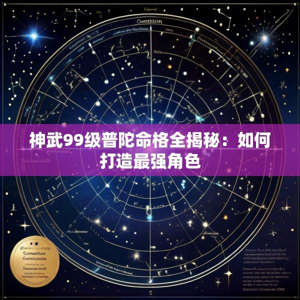 神武99级普陀命格全揭秘：如何打造最强角色