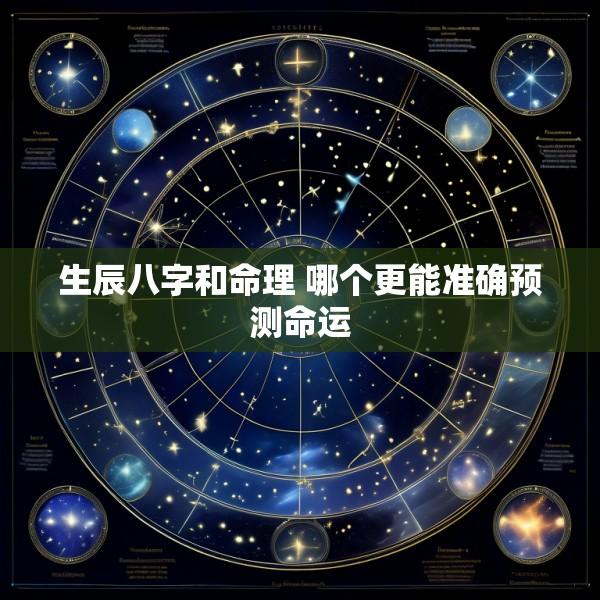 生辰八字和命理 哪个更能准确预测命运