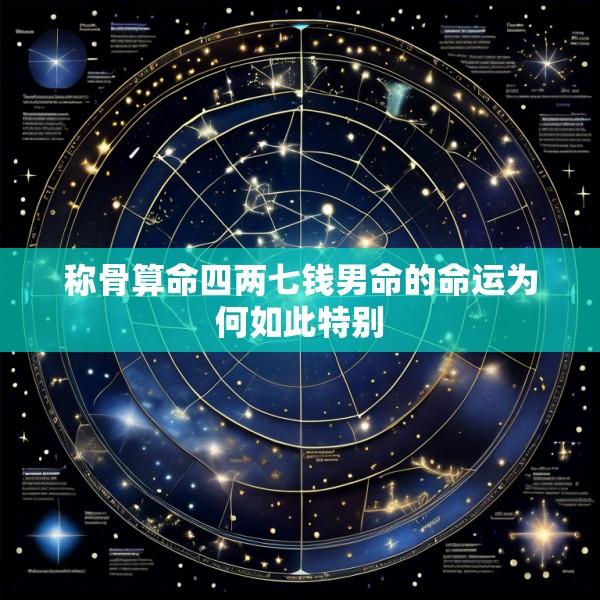 称骨算命四两七钱男命的命运为何如此特别