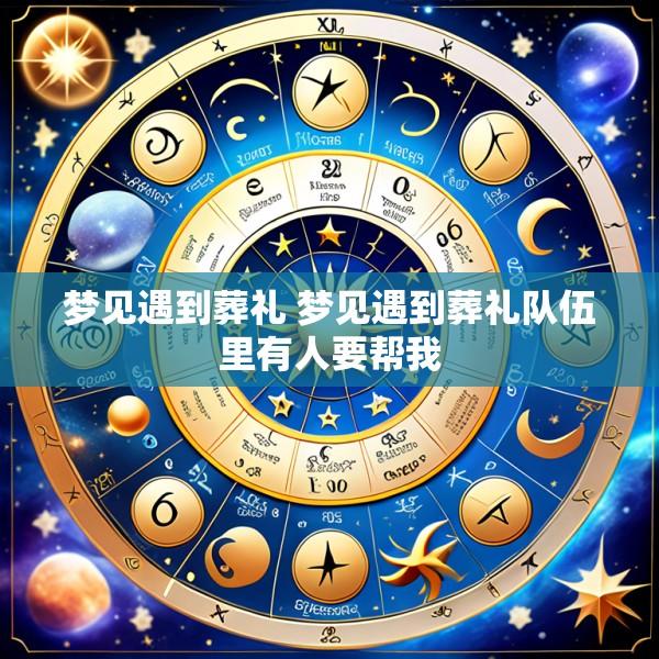 梦见遇到葬礼 梦见遇到葬礼队伍里有人要帮我