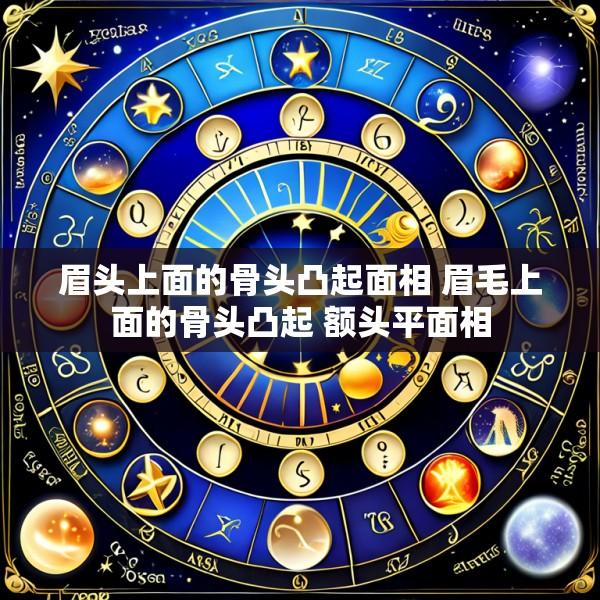 眉头上面的骨头凸起面相 眉毛上面的骨头凸起 额头平面相