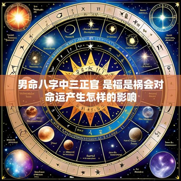 男命八字中三正官 是福是祸会对命运产生怎样的影响