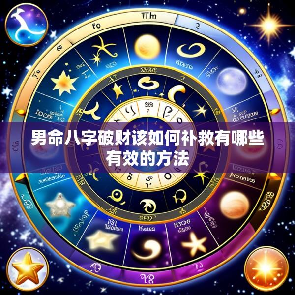 男命八字破财该如何补救有哪些有效的方法