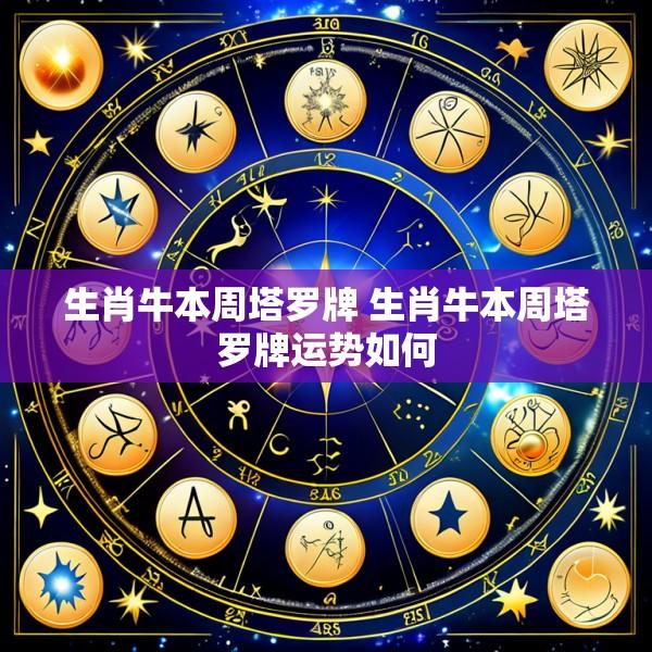 生肖牛本周塔罗牌 生肖牛本周塔罗牌运势如何