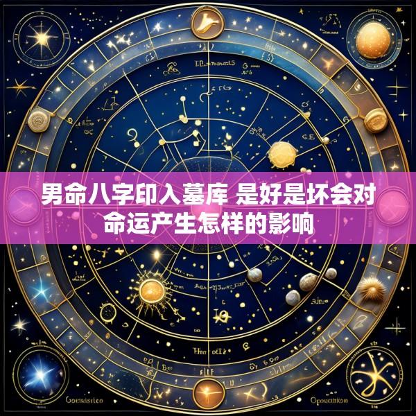 男命八字印入墓库 是好是坏会对命运产生怎样的影响