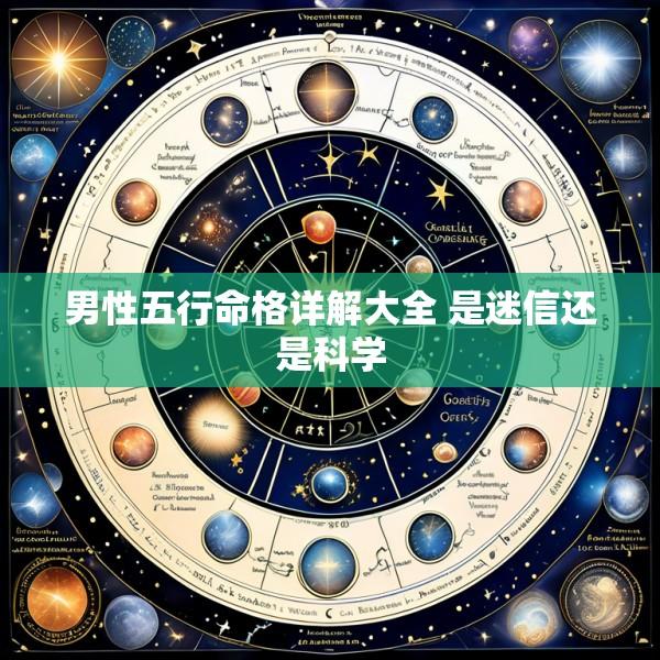 男性五行命格详解大全 是迷信还是科学