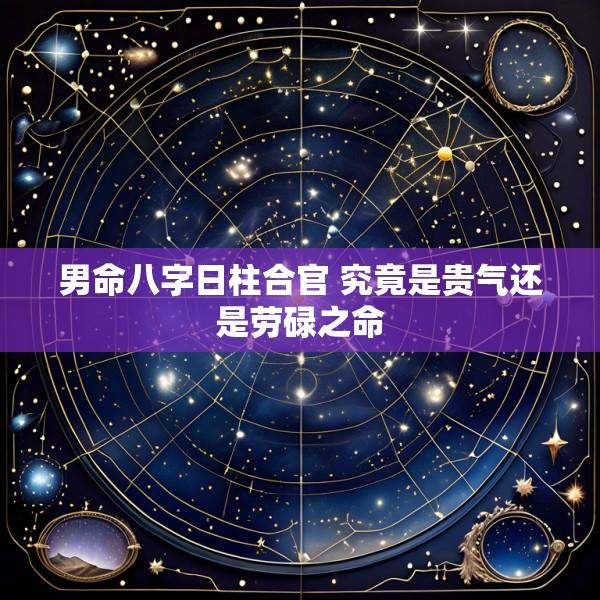 男命八字日柱合官 究竟是贵气还是劳碌之命