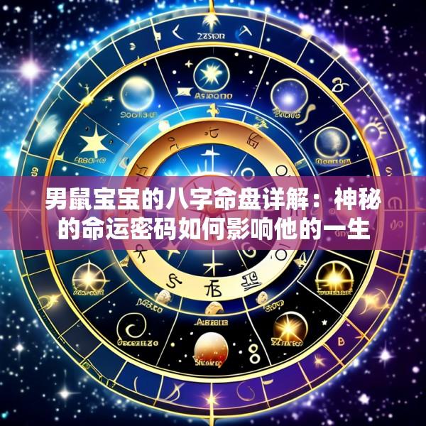男鼠宝宝的八字命盘详解：神秘的命运密码如何影响他的一生