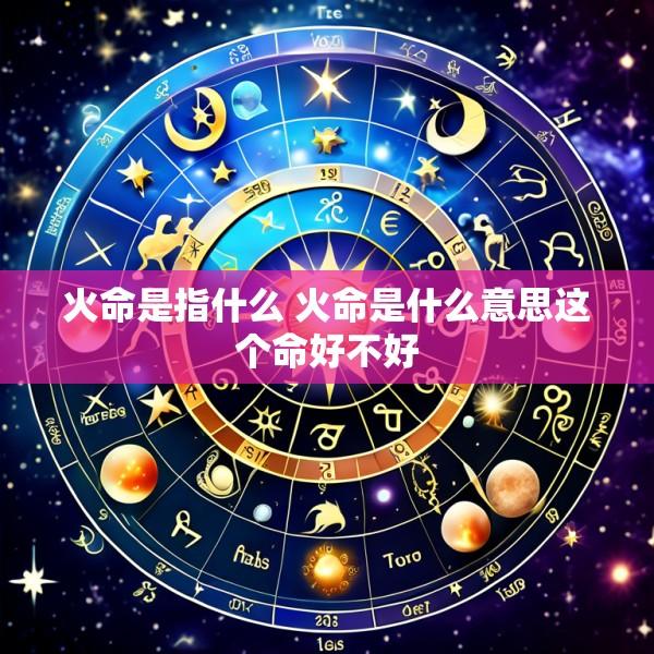 火命是指什么 火命是什么意思这个命好不好