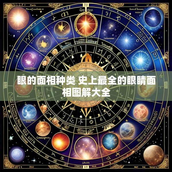 眼的面相种类 史上最全的眼睛面相图解大全