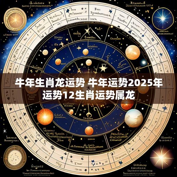 牛年生肖龙运势 牛年运势2025年运势12生肖运势属龙