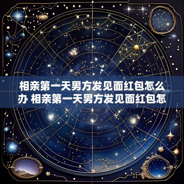 相亲第一天男方发见面红包怎么办 相亲第一天男方发见面红包怎么办呀