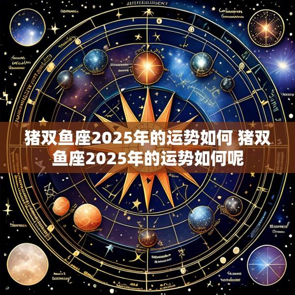 猪双鱼座2025年的运势如何 猪双鱼座2025年的运势如何呢