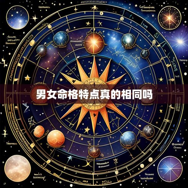 男女命格特点真的相同吗