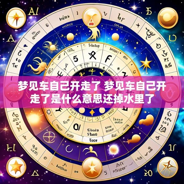 梦见车自己开走了 梦见车自己开走了是什么意思还掉水里了