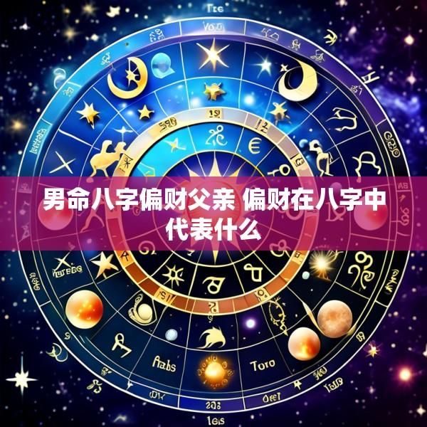 男命八字偏财父亲 偏财在八字中代表什么