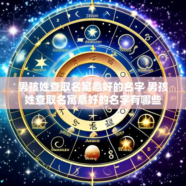 男孩姓查取名寓意好的名字 男孩姓查取名寓意好的名字有哪些