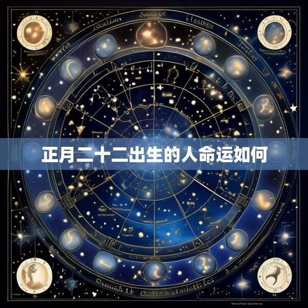正月二十二出生的人命运如何