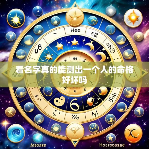 看名字真的能测出一个人的命格好坏吗