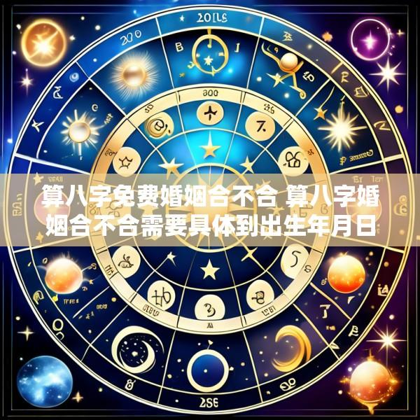 算八字免费婚姻合不合 算八字婚姻合不合需要具体到出生年月日时间吗