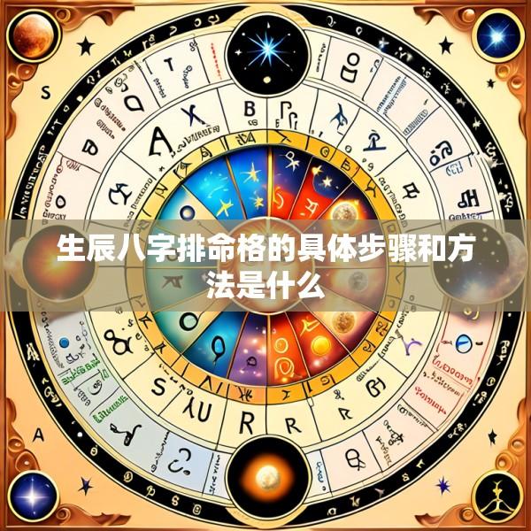 生辰八字排命格的具体步骤和方法是什么