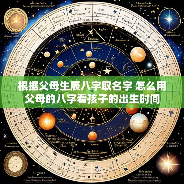 根据父母生辰八字取名字 怎么用父母的八字看孩子的出生时间