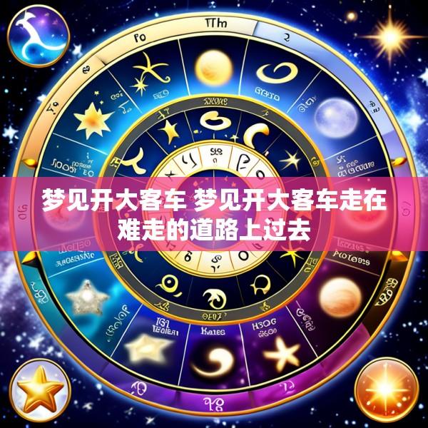 梦见开大客车 梦见开大客车走在难走的道路上过去