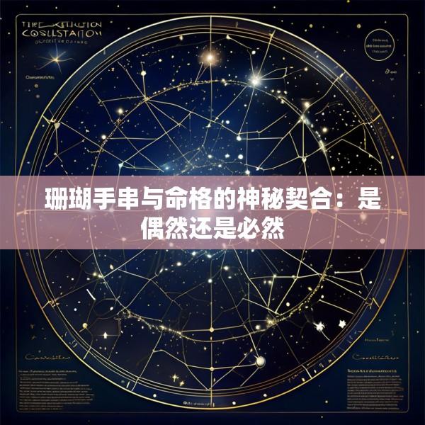 珊瑚手串与命格的神秘契合：是偶然还是必然