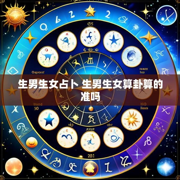 生男生女占卜 生男生女算卦算的准吗