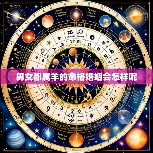 男女都属羊的命格婚姻会怎样呢