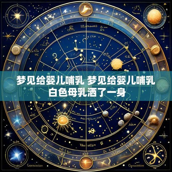 梦见给婴儿哺乳 梦见给婴儿哺乳 白色母乳洒了一身