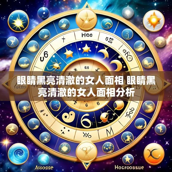 眼睛黑亮清澈的女人面相 眼睛黑亮清澈的女人面相分析